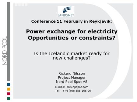 Is the Icelandic market ready for new challenges?