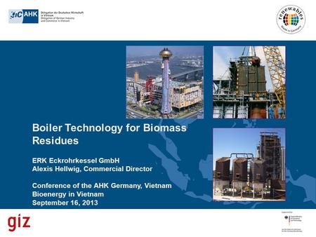 Boiler Technology for Biomass Residues