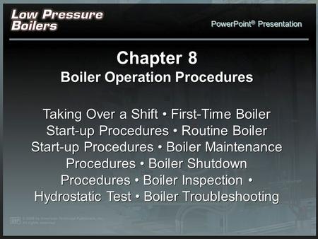 Boiler Operation Procedures