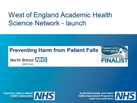 West of England Academic Health Science Network - launch