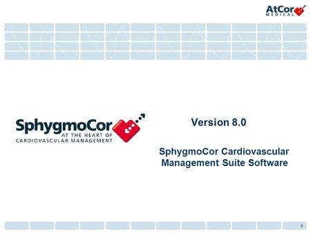 SphygmoCor Cardiovascular Management Suite Software