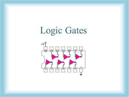 Logic Gates.