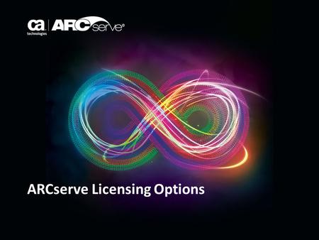 ARCserve Licensing Options