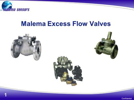 Malema Excess Flow Valves