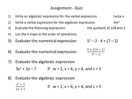 Evaluate the numerical expression 52 – 2 ∙ 4 + (7 – 2)