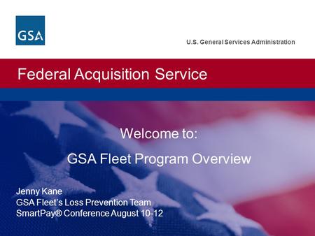 GSA Fleet Program Overview
