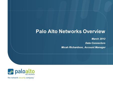 Palo Alto Networks Overview