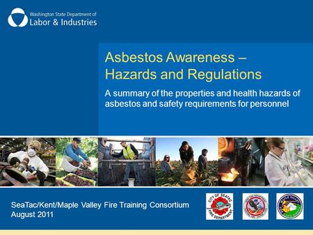 Asbestos Awareness –Hazards and Regulations