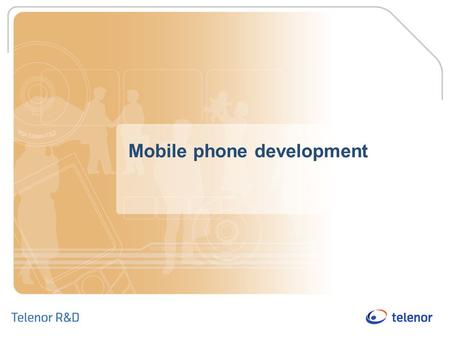 Mobile phone development. Overview of presentation Key drivers in the mobile industry Mobile as a business tool Emerging mobile technologies Conclusions.