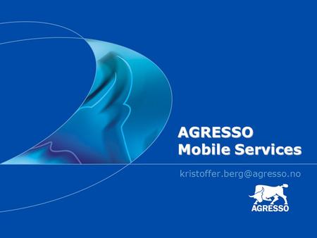 AGRESSO Mobile Services