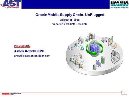 Oracle Mobile Supply Chain- UnPlugged