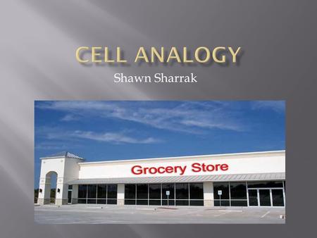 Cell Analogy Shawn Sharrak.