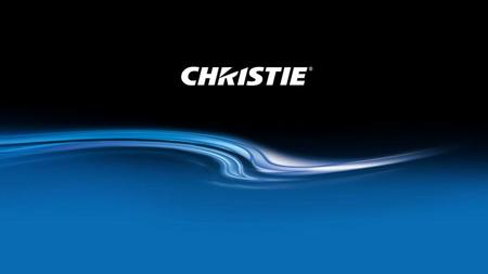 Christie Solaria OneTM One complete projection solution. Global appeal.