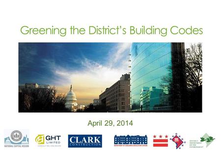 Greening the District’s Building Codes