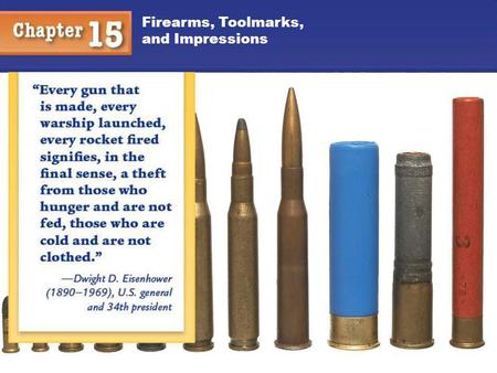 Firearms, Toolmarks, and Impressions 1. 2 You will learn: How class and individual evidence can answer different questions. How impression analysis is.