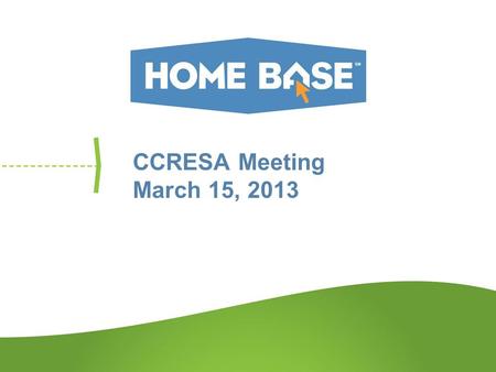 CCRESA Meeting March 15, 2013. Agenda Overview Review Timeline Support Documents Use Cases Next Steps.