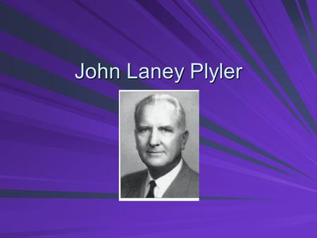 John Laney Plyler. Wall of Fame Merit Longest serving President at Furman and responsible for many changes Longest serving President at Furman and responsible.