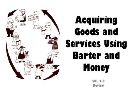 Acquiring Goods and Services Using Barter and Money SOL 2.8 Review.