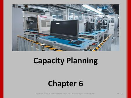 Capacity Planning Chapter 6