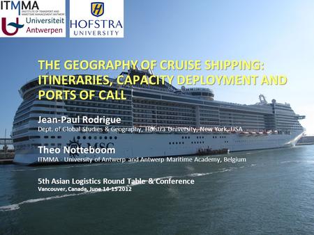 Ship Happens… Costa Cruises: -25% bookings (May 2011/12)