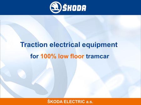 Traction electrical equipment