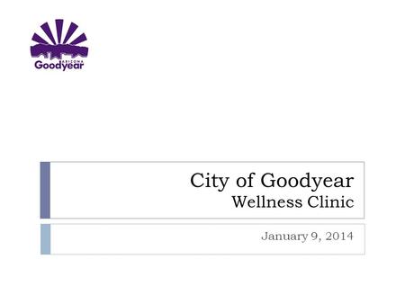 City of Goodyear Wellness Clinic