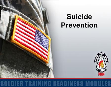 Suicide Prevention. 2 Action: React to signs of suicide Conditions: Given a classroom environment and the following instruction Standards: Recognize and.
