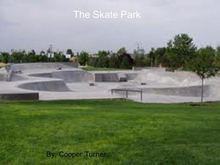The Skate Park By: Cooper Turner. Number one At the skate park there were thirty scooters, 10 of them had district decks five had fasen decks and 15 of.