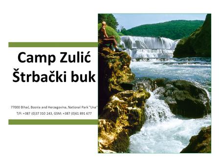 77000 Bihać, Bosnia and Herzegovina, National Park Una