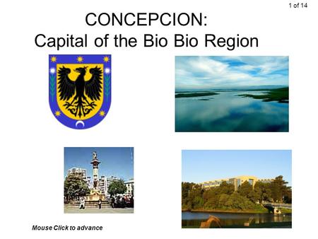 CONCEPCION: Capital of the Bio Bio Region 1 of 14 Mouse Click to advance.