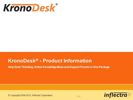 KronoDesk® - Product Information
