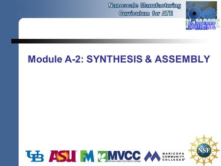 Module A-2: SYNTHESIS & ASSEMBLY