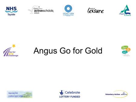 Angus Go for Gold. Background Angus falls service and dementia liaison team had noted that level of physical activity was low in care homes. Make every.