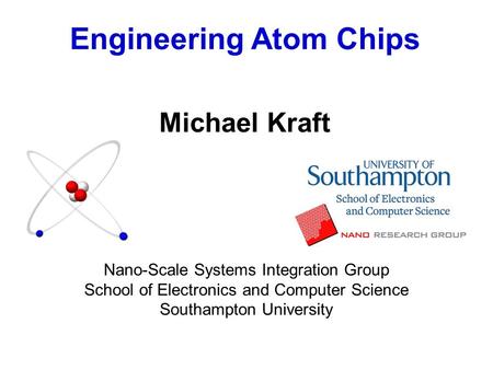 Engineering Atom Chips