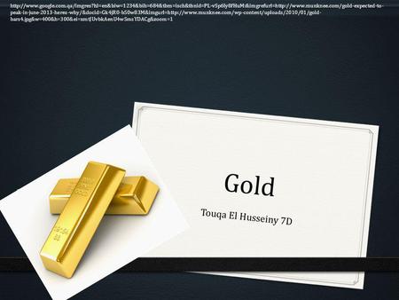 Gold Touqa El Husseiny 7D