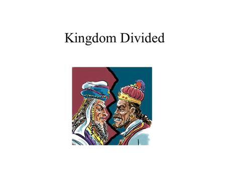 Kingdom Divided. Rehoboam was one of Solomons Servants.