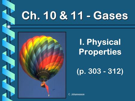 I. Physical Properties (p )