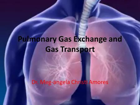 Pulmonary Gas Exchange and Gas Transport