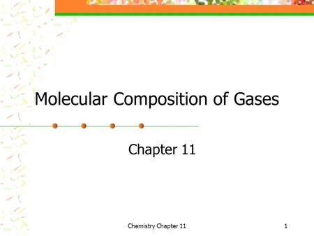 Molecular Composition of Gases