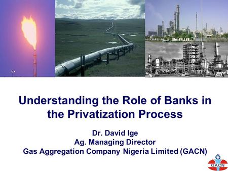 Understanding the Role of Banks in the Privatization Process Dr