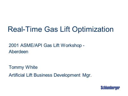 Real-Time Gas Lift Optimization