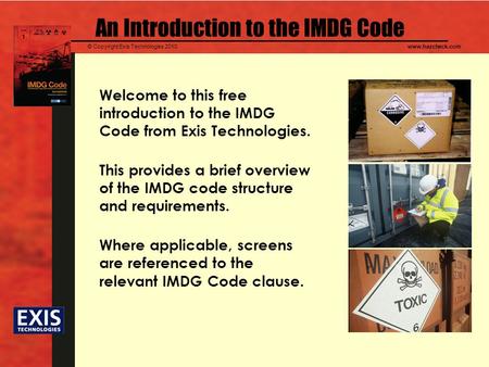 An Introduction to the IMDG Code
