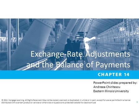 Exchange-Rate Adjustments and the Balance of Payments