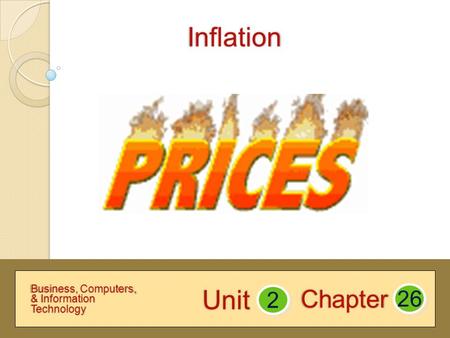 Inflation Unit Chapter 2 26