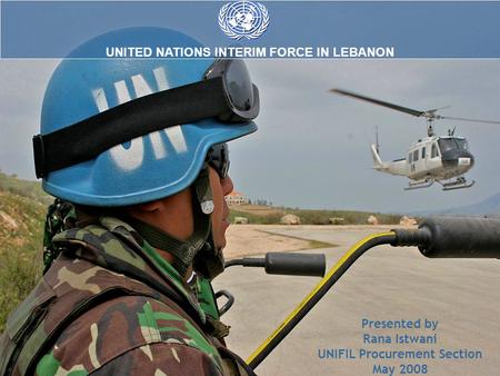 UNITED NATIONS INTERIM FORCE IN LEBANON