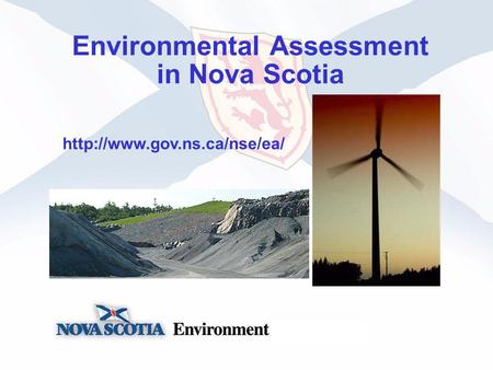 Environmental Assessment in Nova Scotia