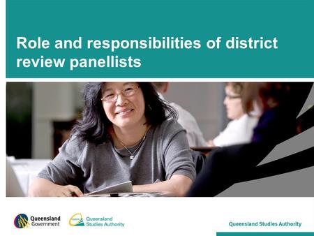 Role and responsibilities of district review panellists.