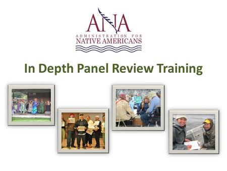 In Depth Panel Review Training. Activity: Mock Panel Review To evaluate the Need for Assistance, reviewers will consider the extent to which the application.