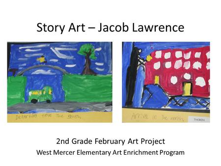 Story Art – Jacob Lawrence