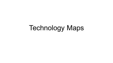 Technology Maps. © 2000 Jakki Mohr Technology Maps Define a stream of new products (breakthroughs + derivatives) company plans to develop over time. Used.
